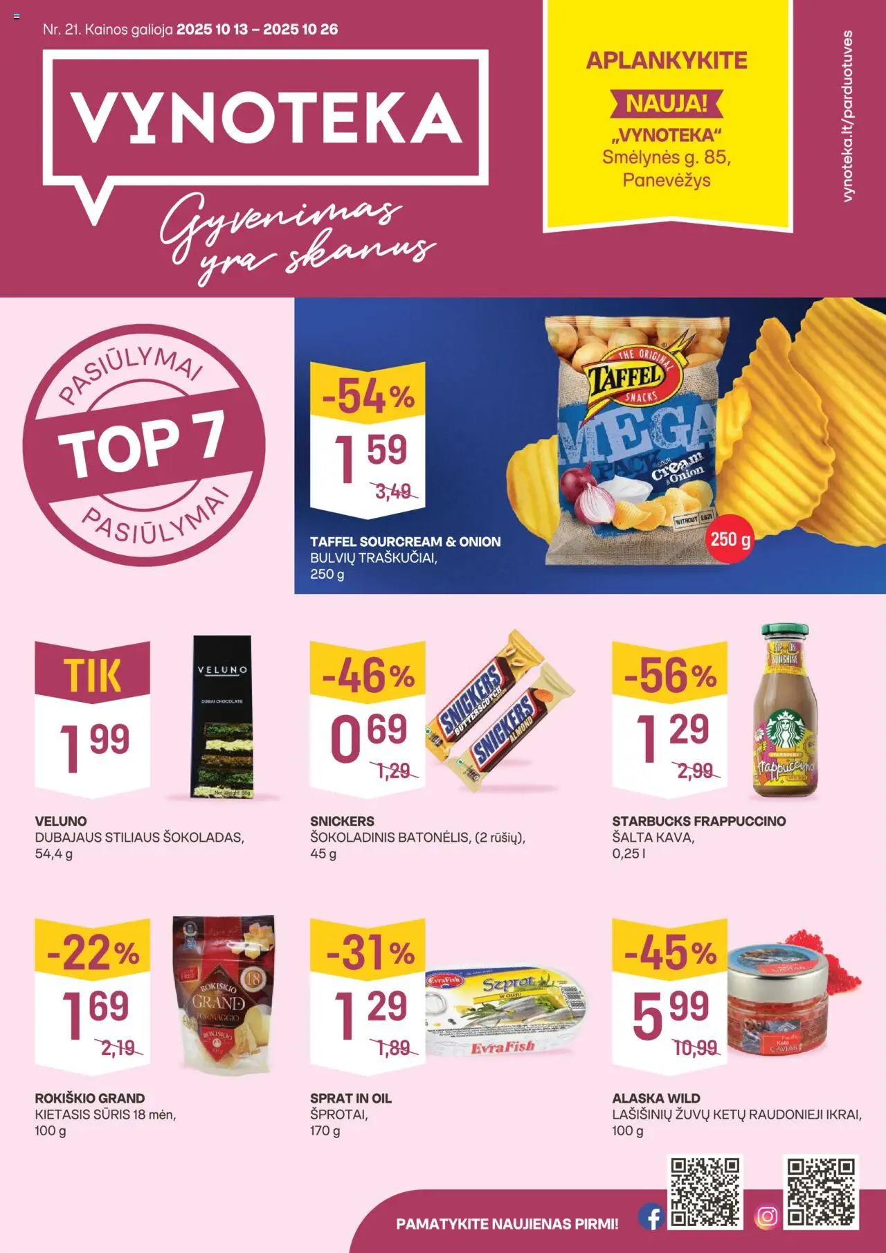 VYNOTEKA leidinys galioja nuo 2025.10.13 – puslapio numeris 1