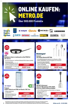 Vorschau von dem Prospekt des Geschäftes Metro, gültig ab dem 16.03.2026
