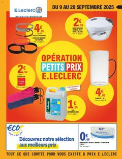 Prévisualisation de Catalogue de la semaine 37 du magasin E.Leclerc formulaire valide 09/09/2025