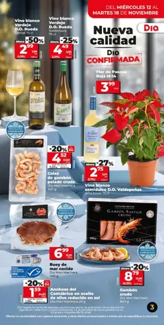 Vista previa del folleto de la tienda Dia válido desde el 12/11/2025 | Página: 3