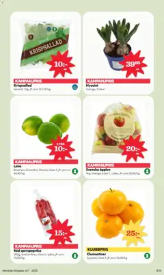 Förhandsgranska reklamblad Aktuella reklamblad Hemköp från butik Hemköp gäller från 17/11/2025 | Sida : 6
