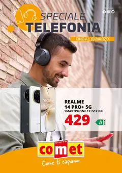 Anteprima dell'opuscolo Comet volantino Telefonia dal negozio Comet valido da 06/03/2026