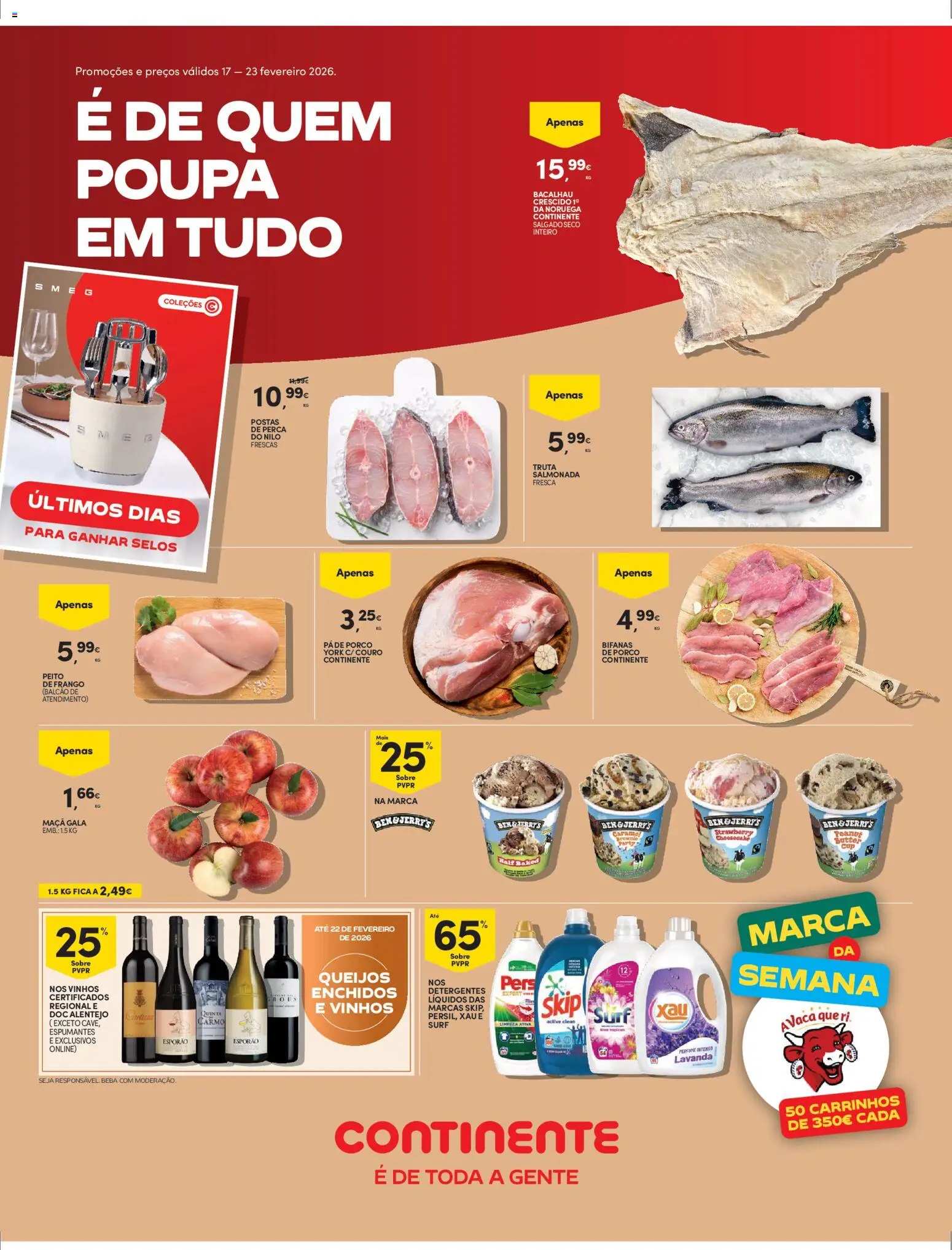 Pré-visualização do folheto da loja Continente válida a partir de 17/02/2026