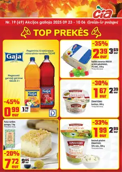 ČIA MARKET parduotuvės leidinio Leidinys galiojančio nuo 2025.09.23 peržiūra