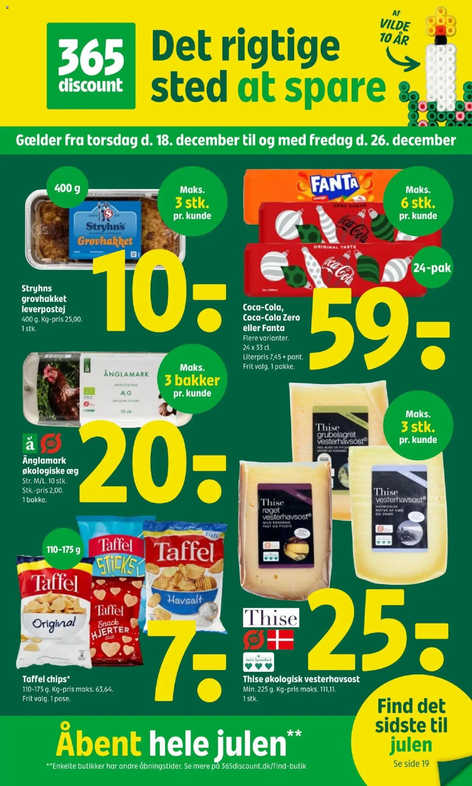 Eksempel på tilbudsavis Tilbudsavis fra butik Coop 365 gyldig fra 18/12/2025
