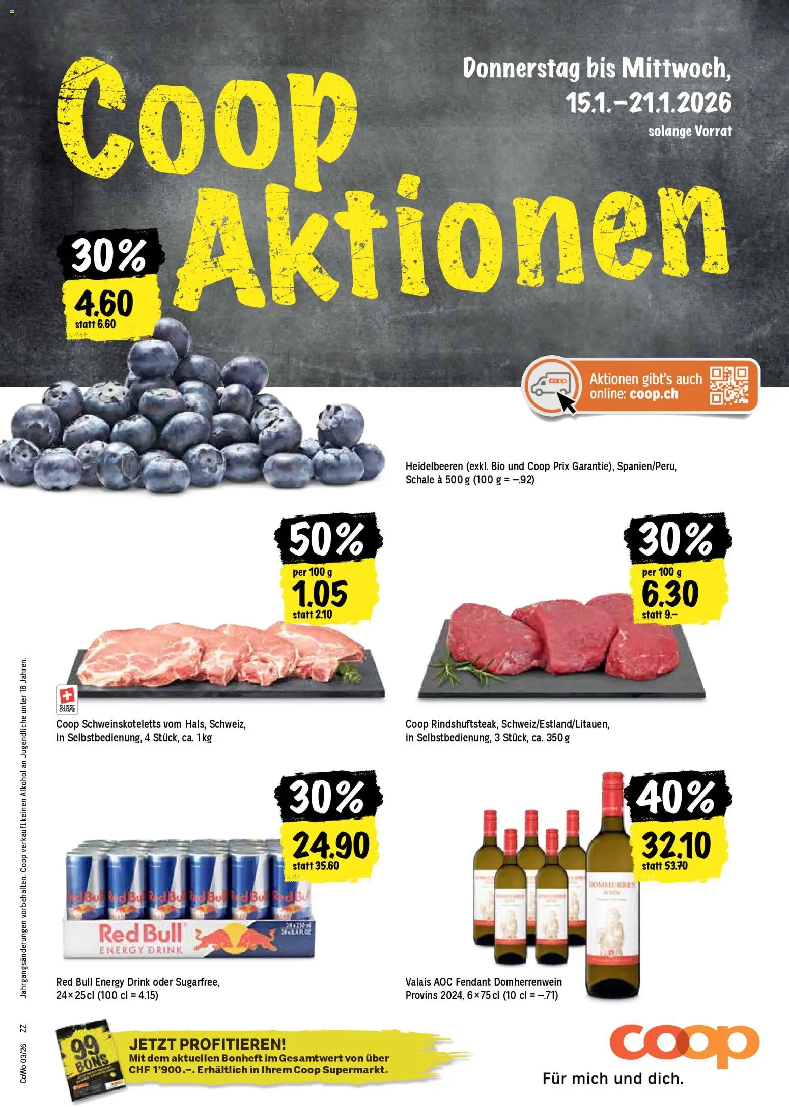 Vorschau des Merkblatts Aktionen vom Shop Coop gültig von 15.01.2026 bis 21.01.2026