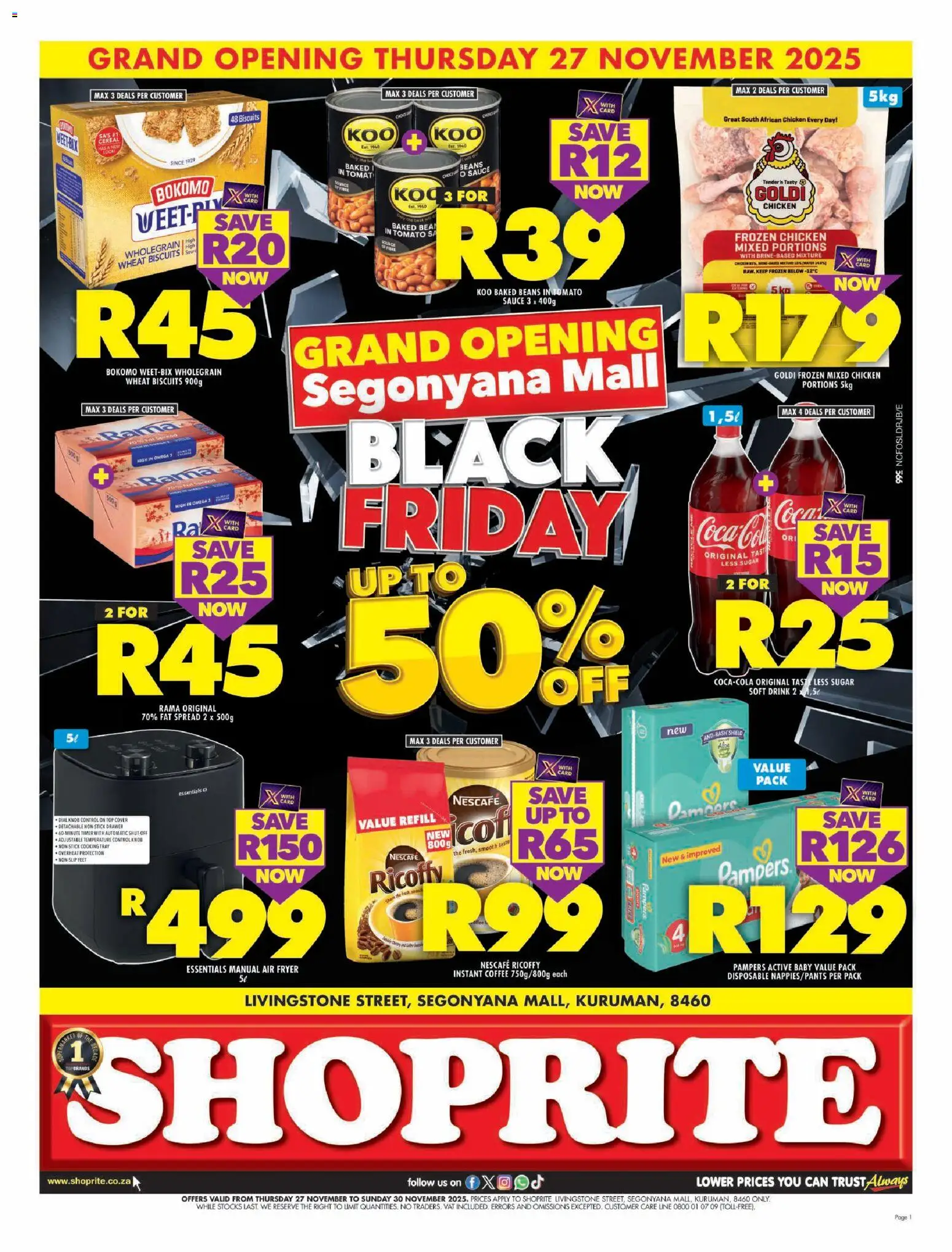 Preview of Shoprite flyer valid from 27/11/2025