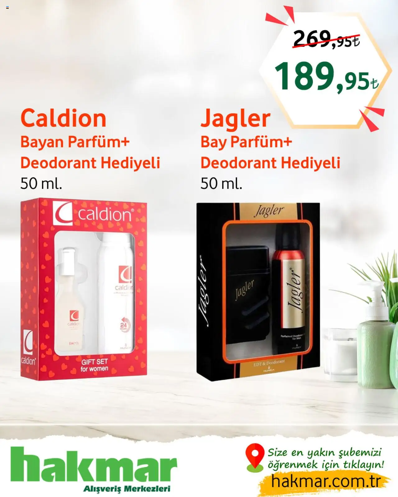 Hakmar Fırsat ürünler (26 - 30 Eylül 2025) - Sayfa numarası 1 - Parfüm, Deodorant