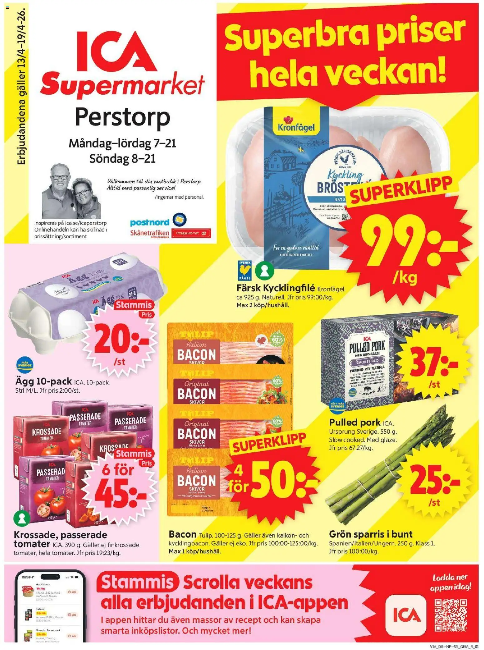 Förhandsgranska reklamblad Perstorp från butik ICA Supermarket gäller från 13/04/2026