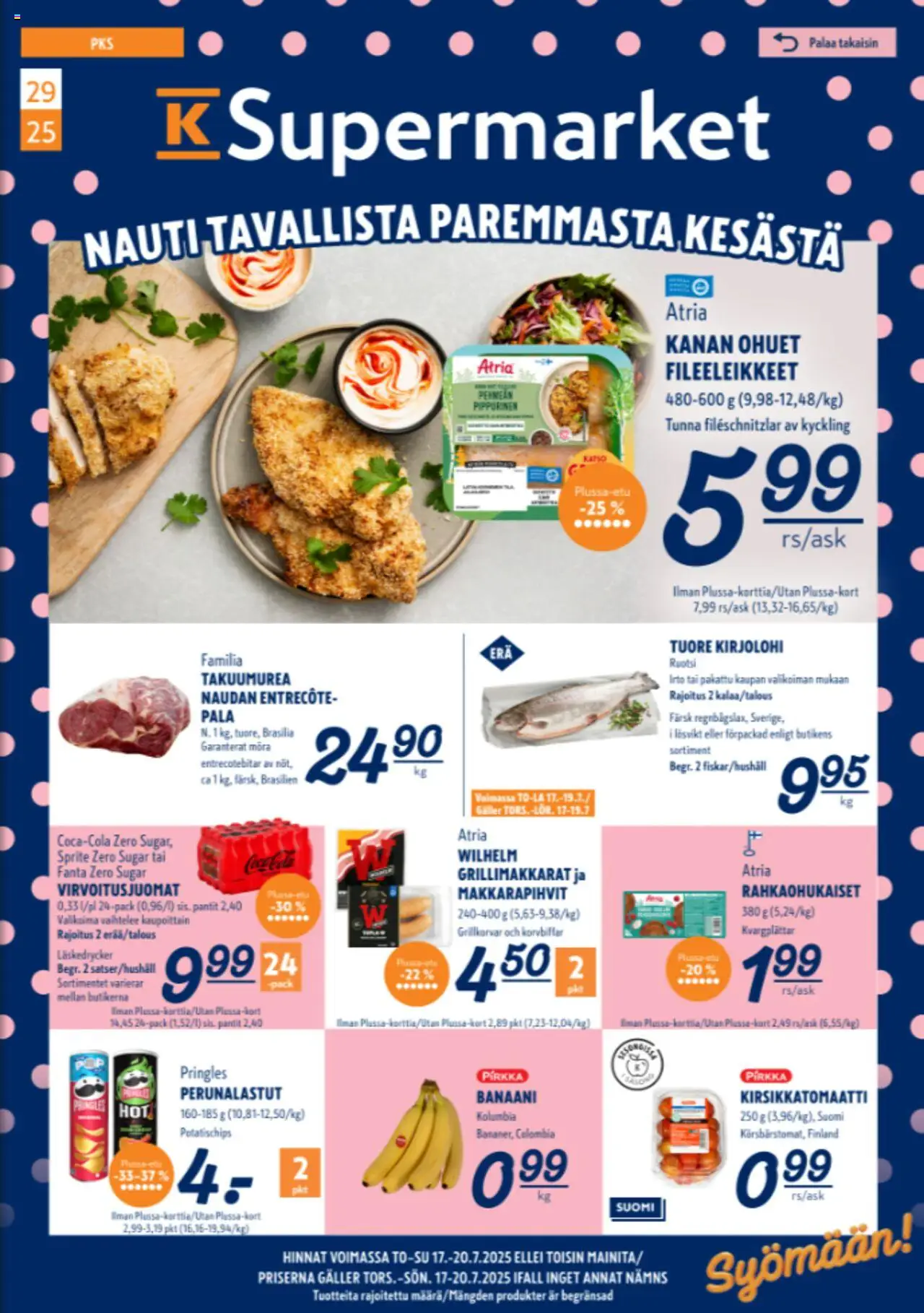 K-Supermarket-kaupan Tarjoukset voimassa 17/07/2025 - Sivulla 1