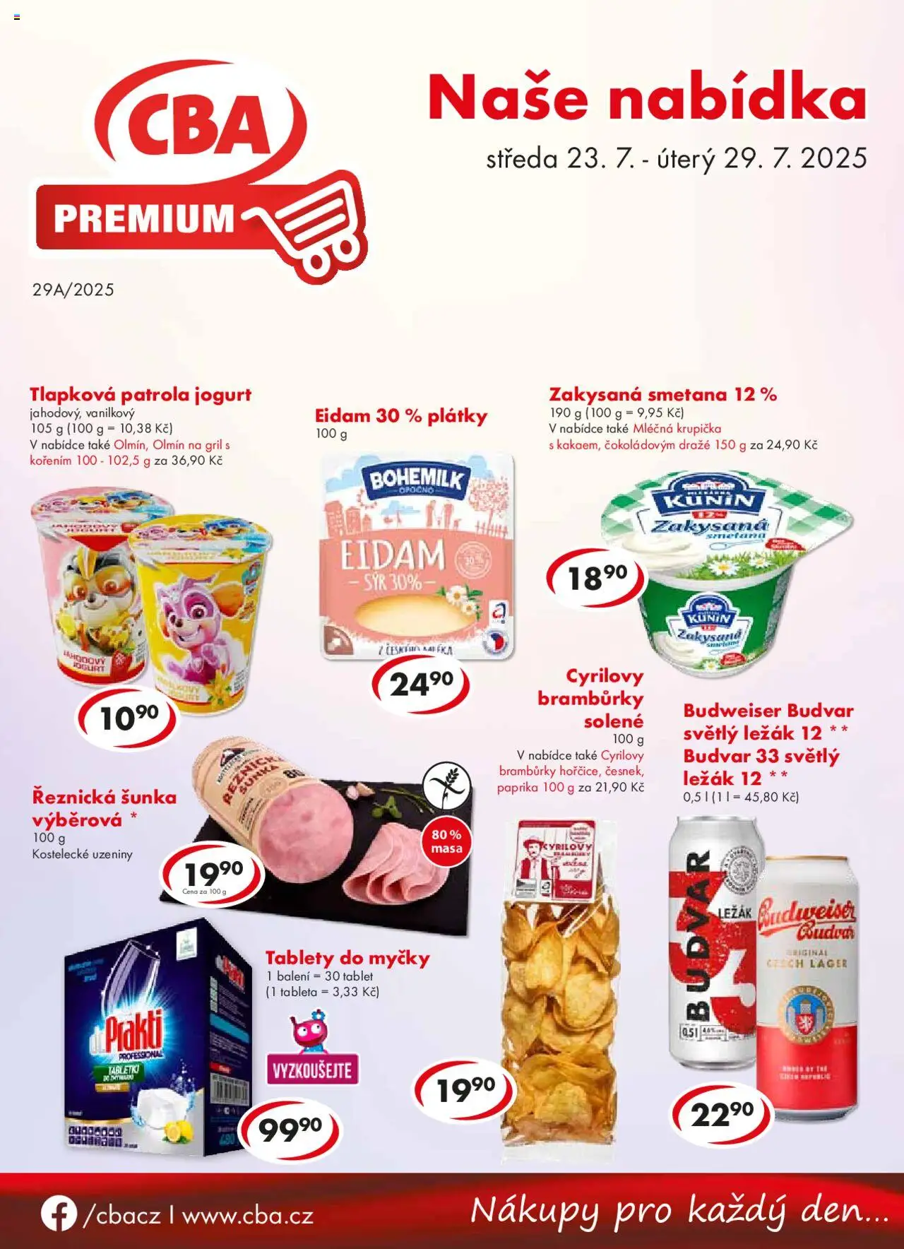  CBA Leták - Premium (23.07.2025 - 29.07.2025)