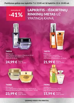 AVON parduotuvės leidinio Leidinys - Išskirtinių rinkinių metas galiojančio nuo 2025.11.07 peržiūra
