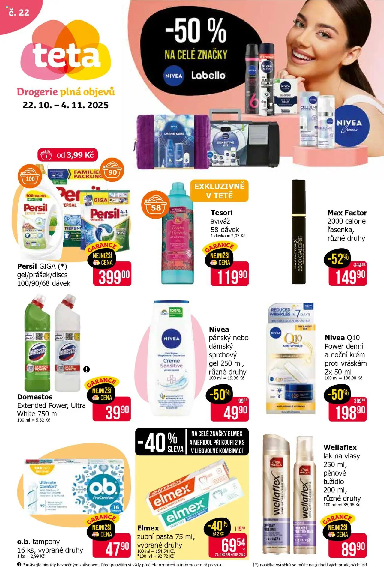  TETA Drogerie leták (22.10.2025) >> Leták na příští týden