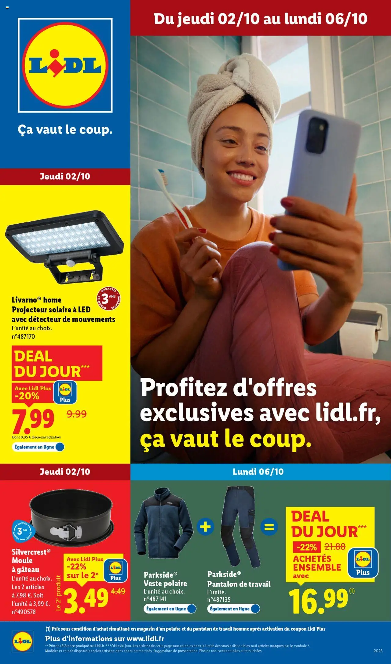 {LeafletName} de la boutique {shop} valable du {StartDate} - Page numéro {pageNumber}