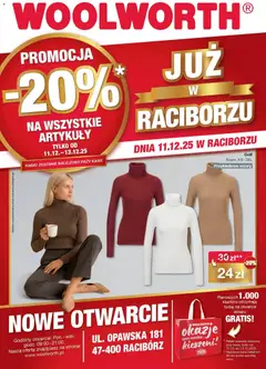 Pogląd gazetki "Już w Racibórz" ze sklepu Woolworth ważnej od 11.12.2025