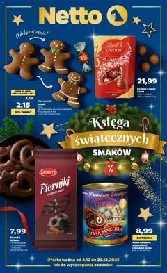 Pogląd gazetki "Świąteczne jedzenie" ze sklepu Netto ważnej od 04.12.2025