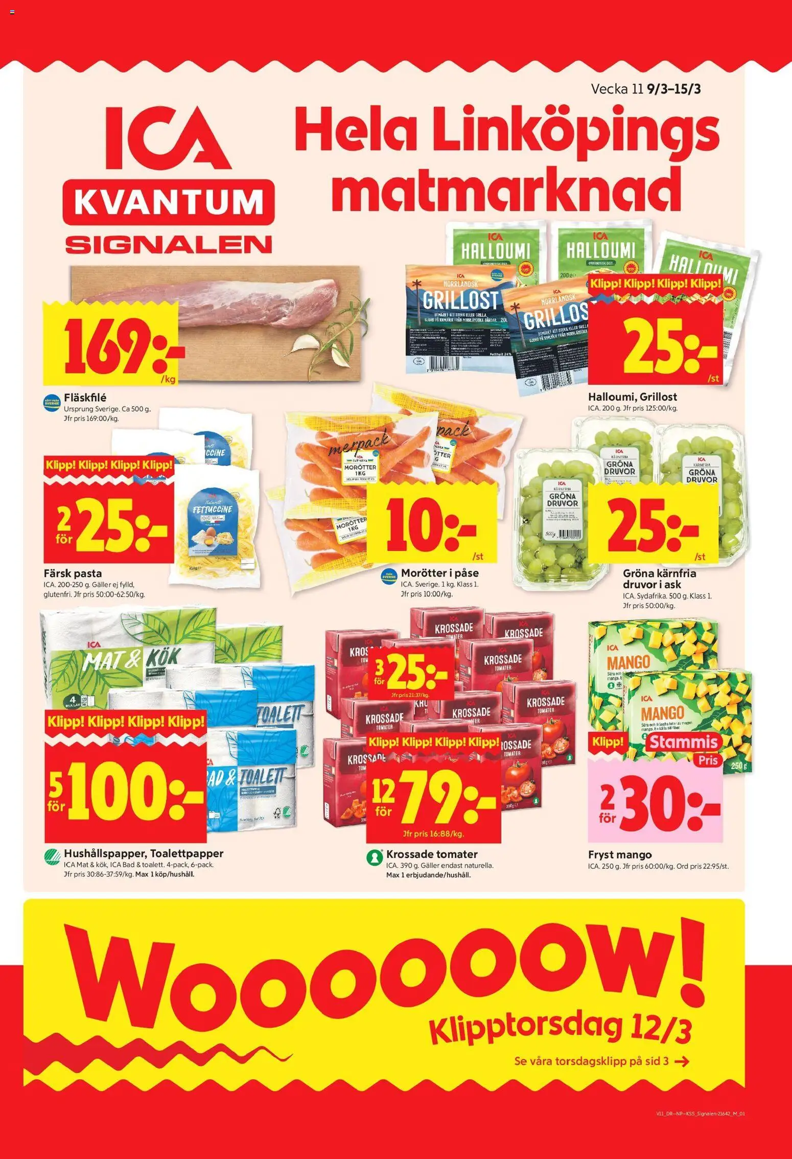 Förhandsgranska reklamblad Linköping från butik ICA Kvantum gäller från 09/03/2026