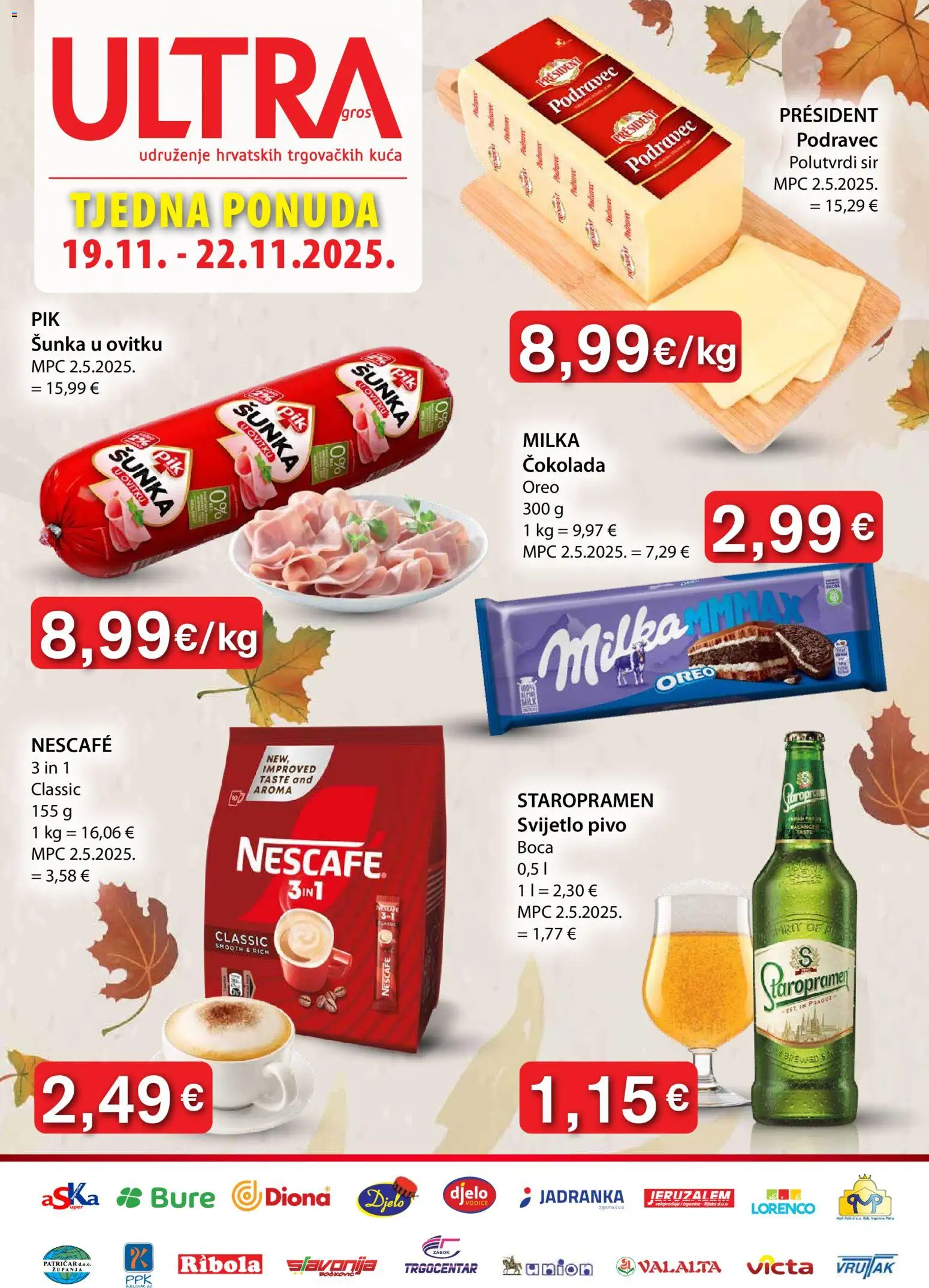 Pregled letka Katalog trgovine Ultra Gros vrijedi od 19.11.2025