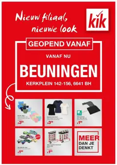 Voorbeeld van KiK folder tot 13.10.2025 van winkel KiK geldig vanaf 09-10-2025