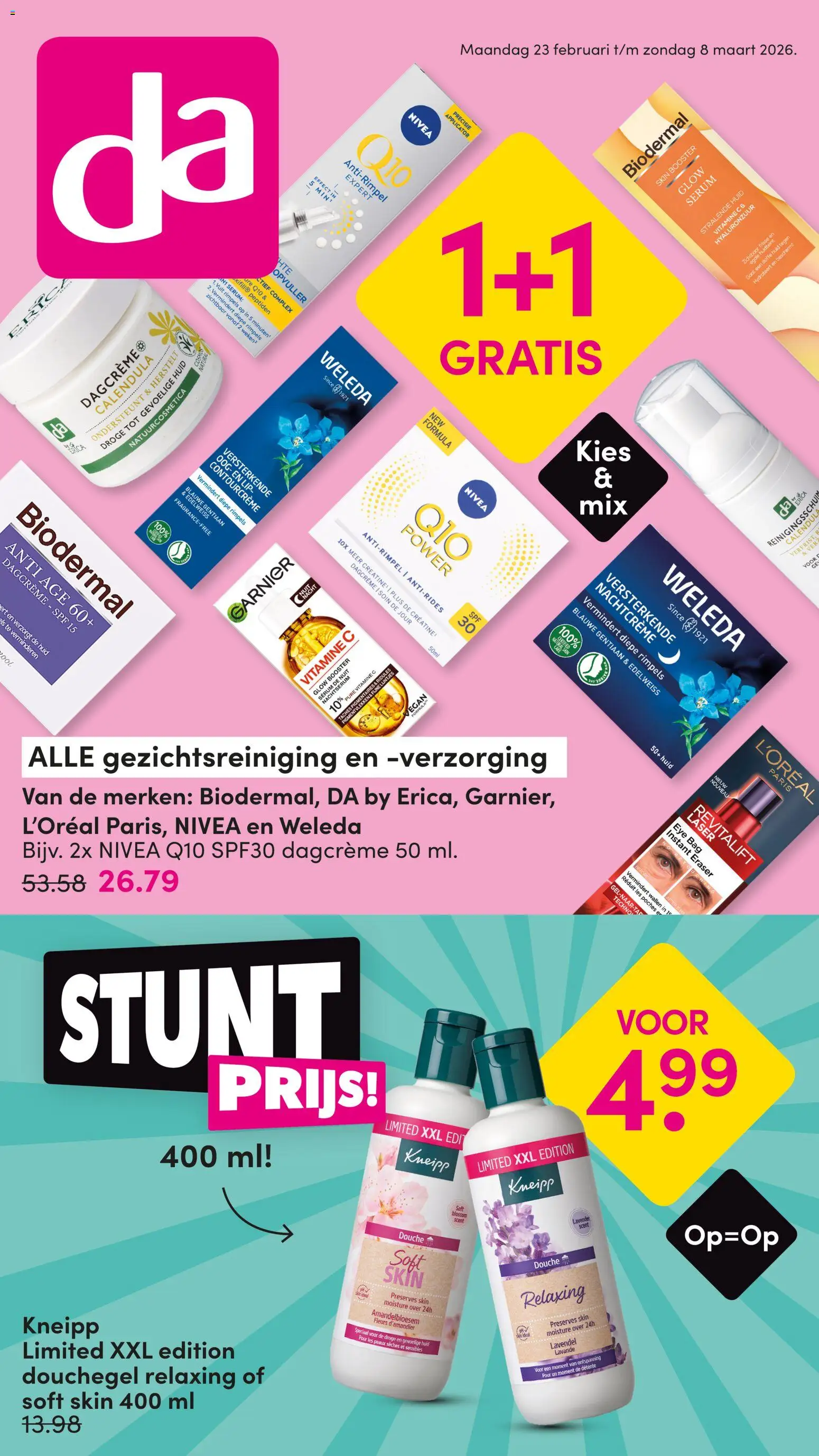 Voorbeeld van Folder van winkel Da geldig vanaf 23-02-2026