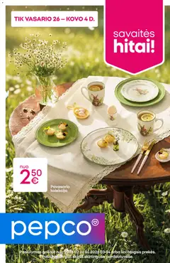 Pepco parduotuvės leidinio Leidinys galiojančio nuo 2026.02.26 peržiūra
