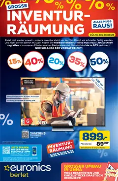 Vorschau von dem Prospekt des Geschäftes Euronics, gültig ab dem 17.09.2025
