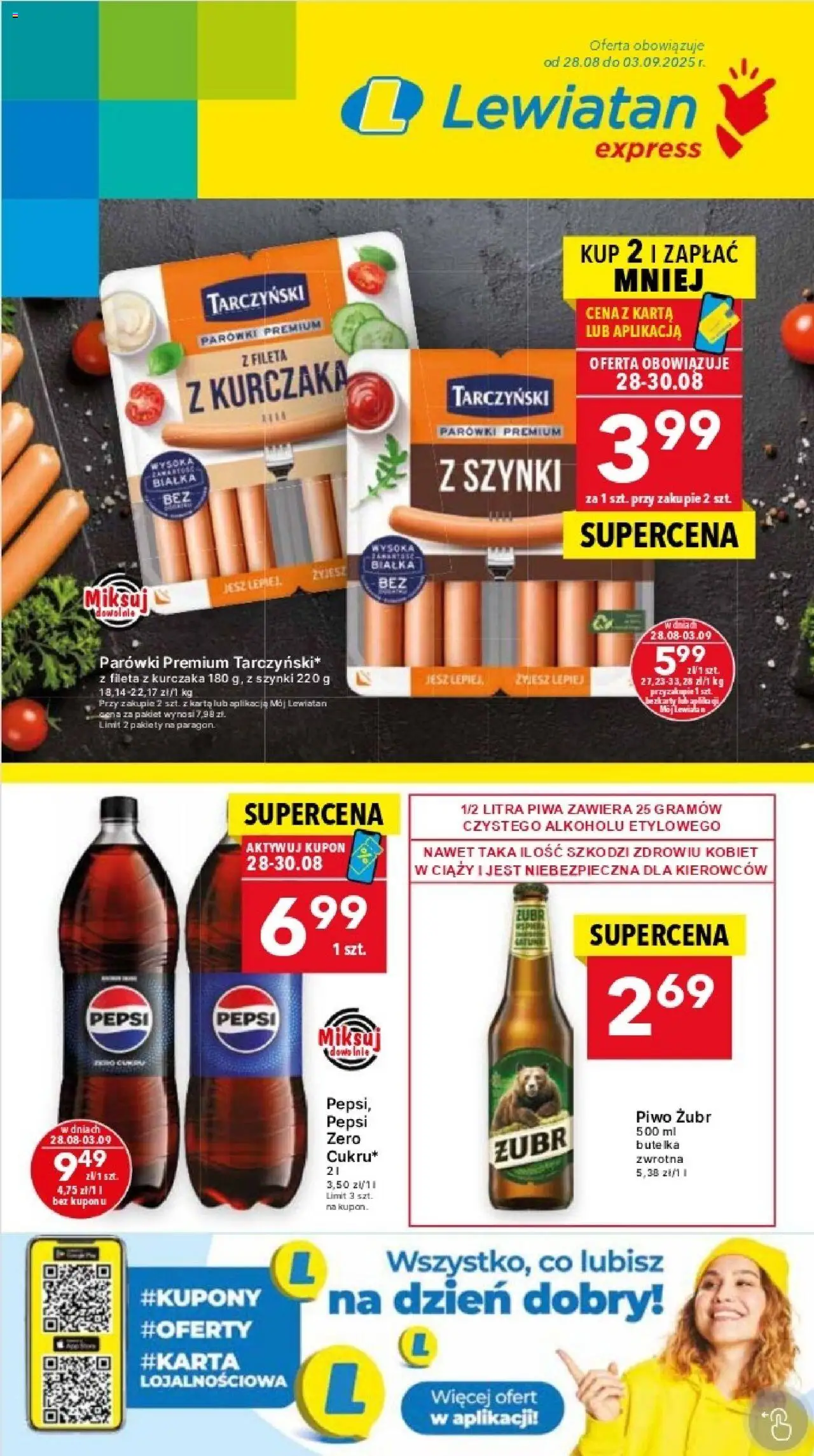 Lewiatan gazetka od 28.08.2025 - Promocje "Express" - Numer strony 1