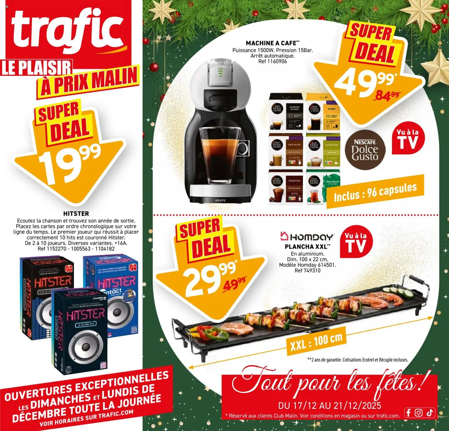 Voorbeeld van Publicité van winkel Trafic geldig vanaf 17/12/2025
