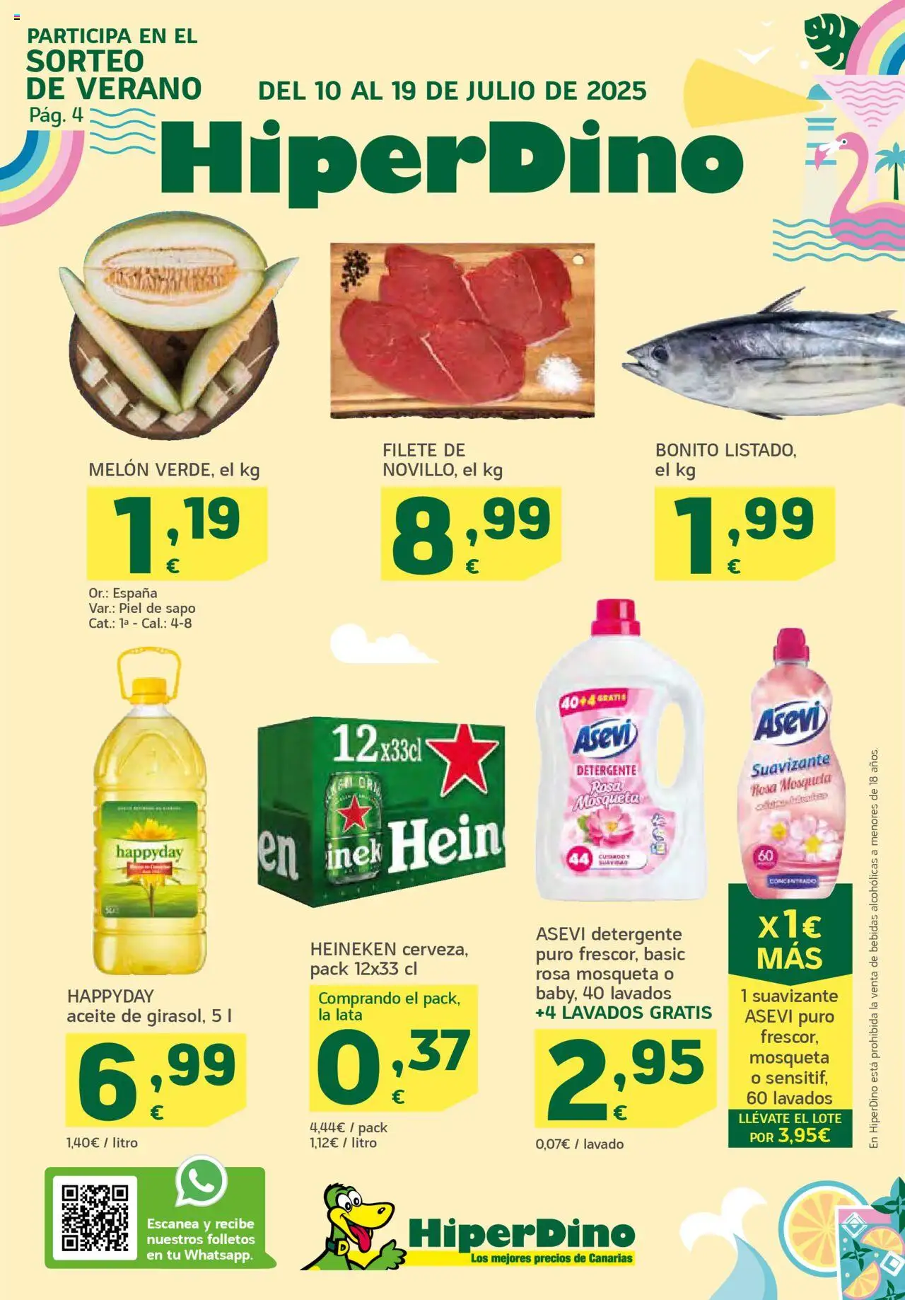 HiperDino Folleto 10/07 - 19/07/2025 Ofertas