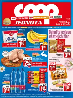 Náhľad COOP Jednota letáku platného od 05.03.2026