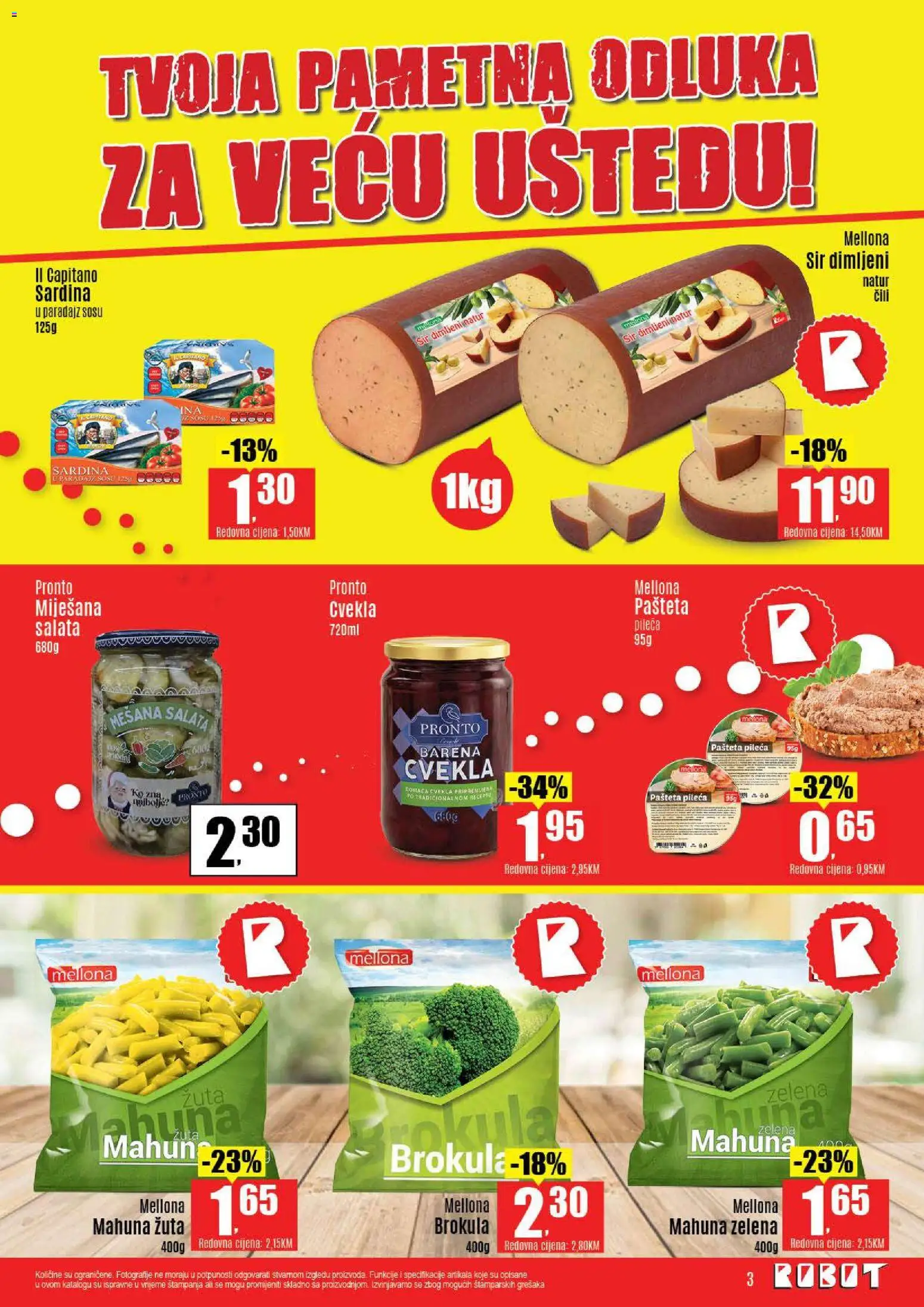 Pregled letka Katalog trgovine Robot vrijedi od 2026.01.07