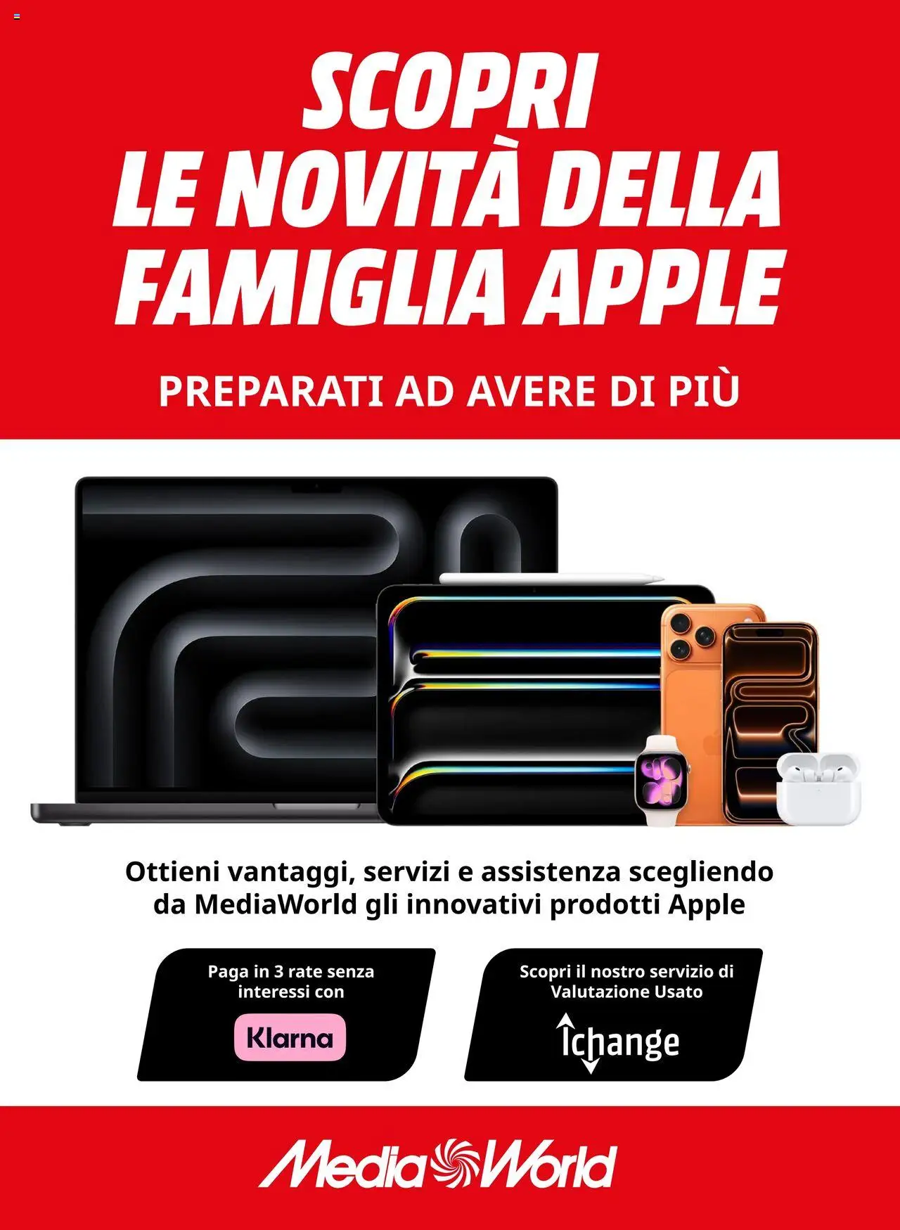 Volantino Media World valido da 22/09/2025 numero di pagina 1
