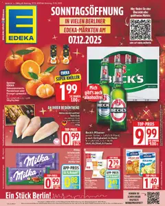 Vorschau von dem Prospekt des Geschäftes Edeka, gültig ab dem 08.12.2025