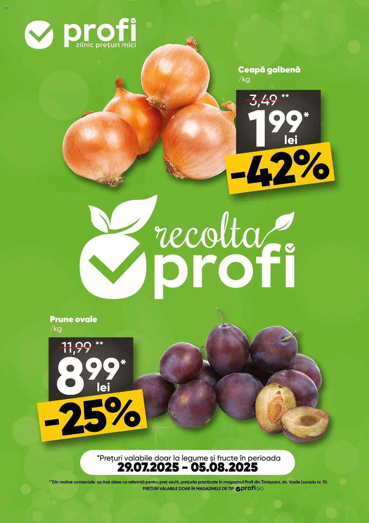 Catalog Profi nou 29.07.2025 - Oferte "Revista Fresh Go" - Pagină 1