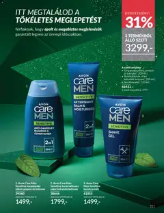 Avon - AVON online katalógus 2025 novemberi megtekintése, amely érvényes 2025.11.01.-től | Oldal: 217