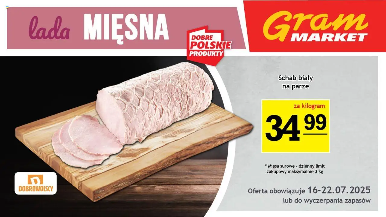 Gram Market Lada Mięsna od 16.07.2025 - Nowa Gazetka - Numer strony 1
