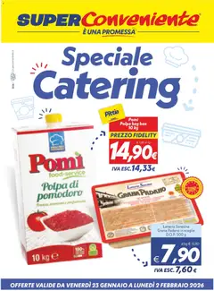 Anteprima dell'opuscolo Volantino Catering Enna, Misterbianco dal negozio SuperConveniente valido da 23/01/2026
