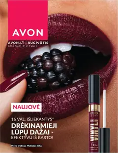 AVON parduotuvės leidinio Leidinys galiojančio nuo 2025.08.01 peržiūra
