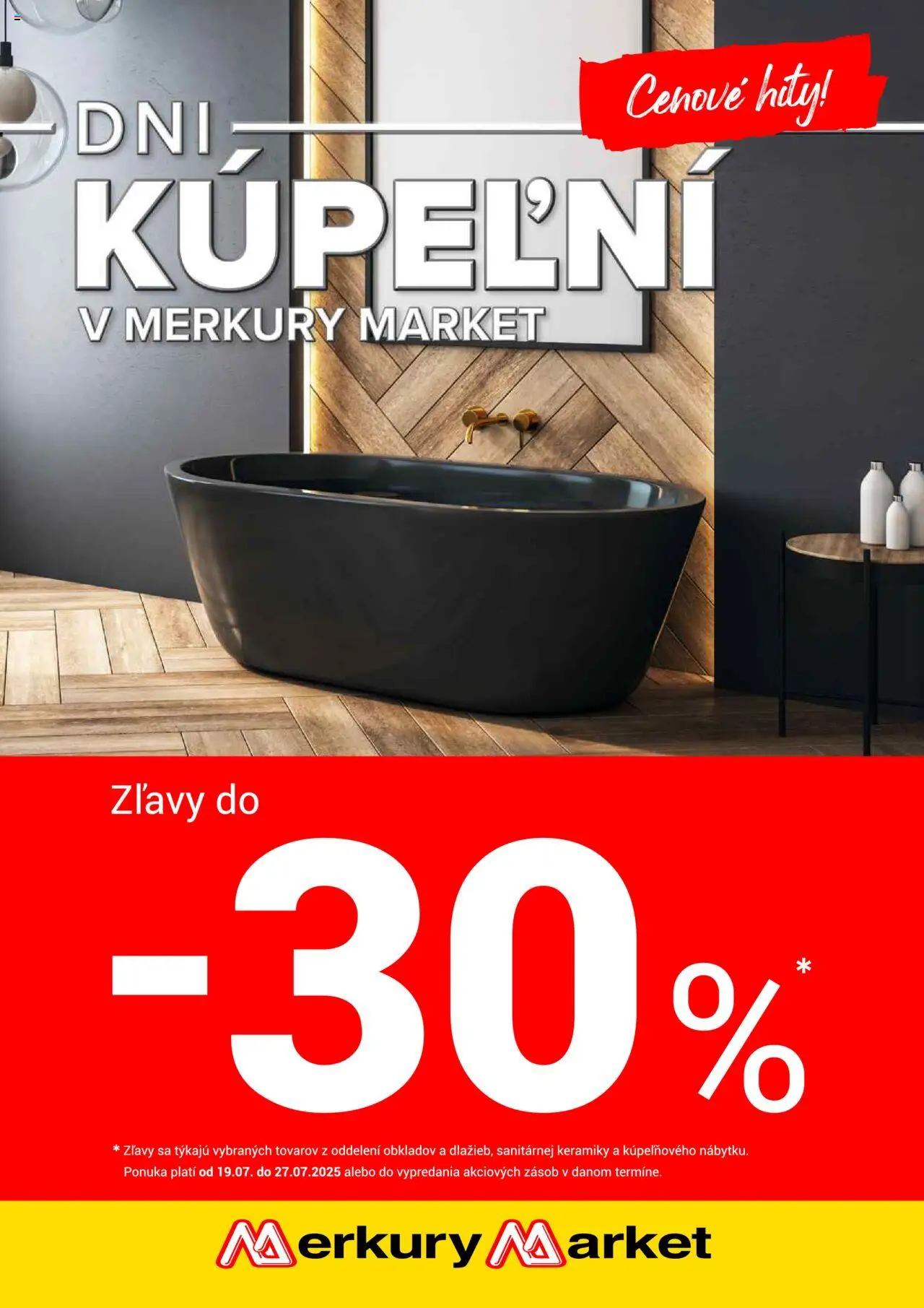 Merkury Market Dni kúpeľní (19.07. - 27.07.2025) - Akčná ponuka