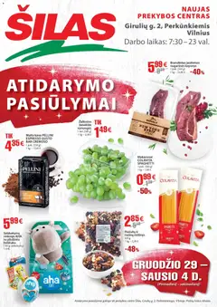 Šilas parduotuvės leidinio Leidinys - Atidarymo pasiūlymai galiojančio nuo 2025.12.29 peržiūra