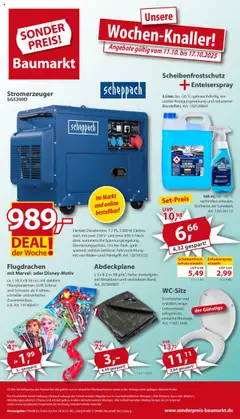 Vorschau von dem Prospekt des Geschäftes Sonderpreis Baumarkt, gültig ab dem 11.10.2025