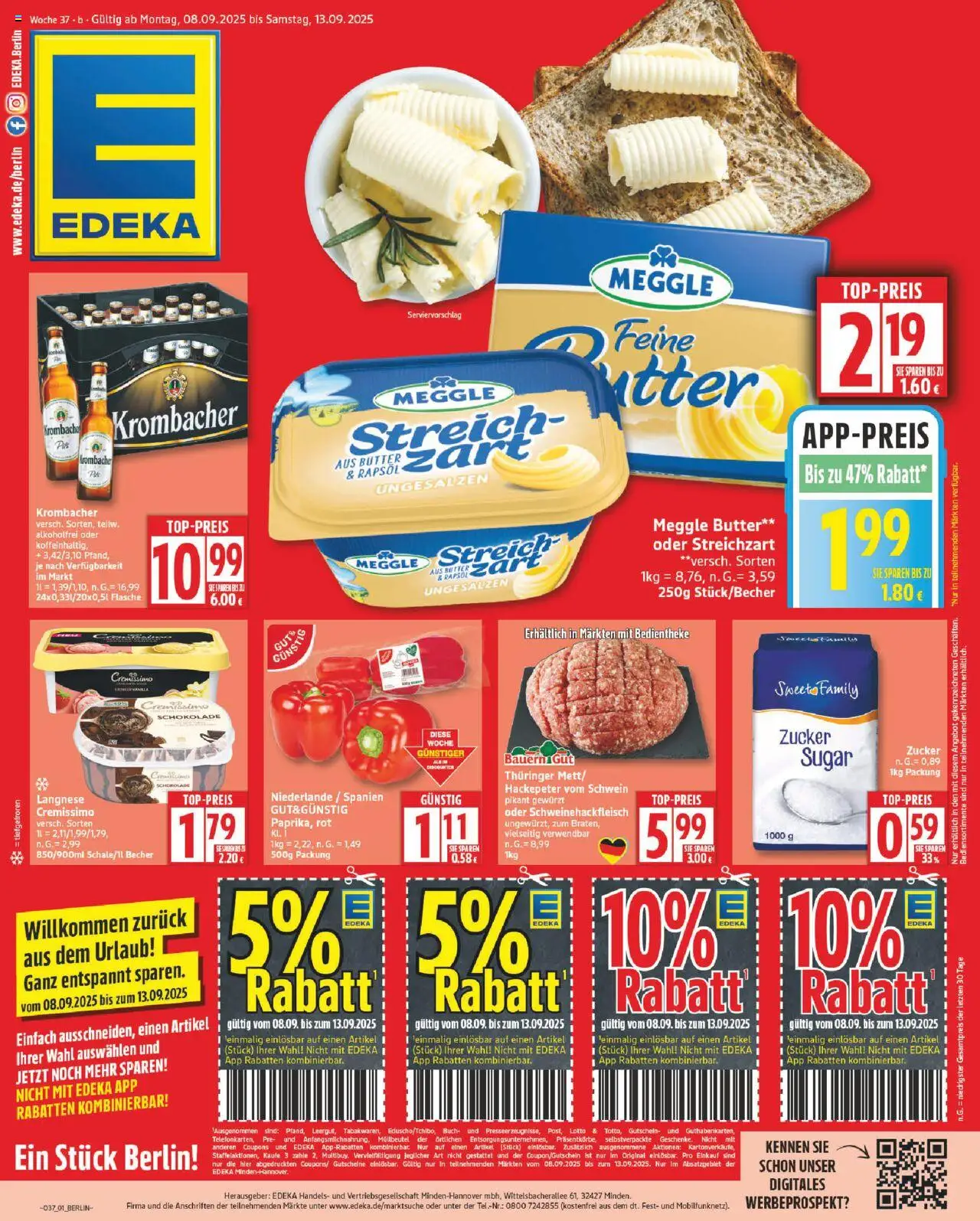 EDEKA Prospekt ab 08.09.2025 - Prospekt Online
