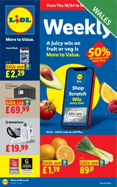 Preview of Lidl Lidl - Weekly Wales valid from 16/04/2026