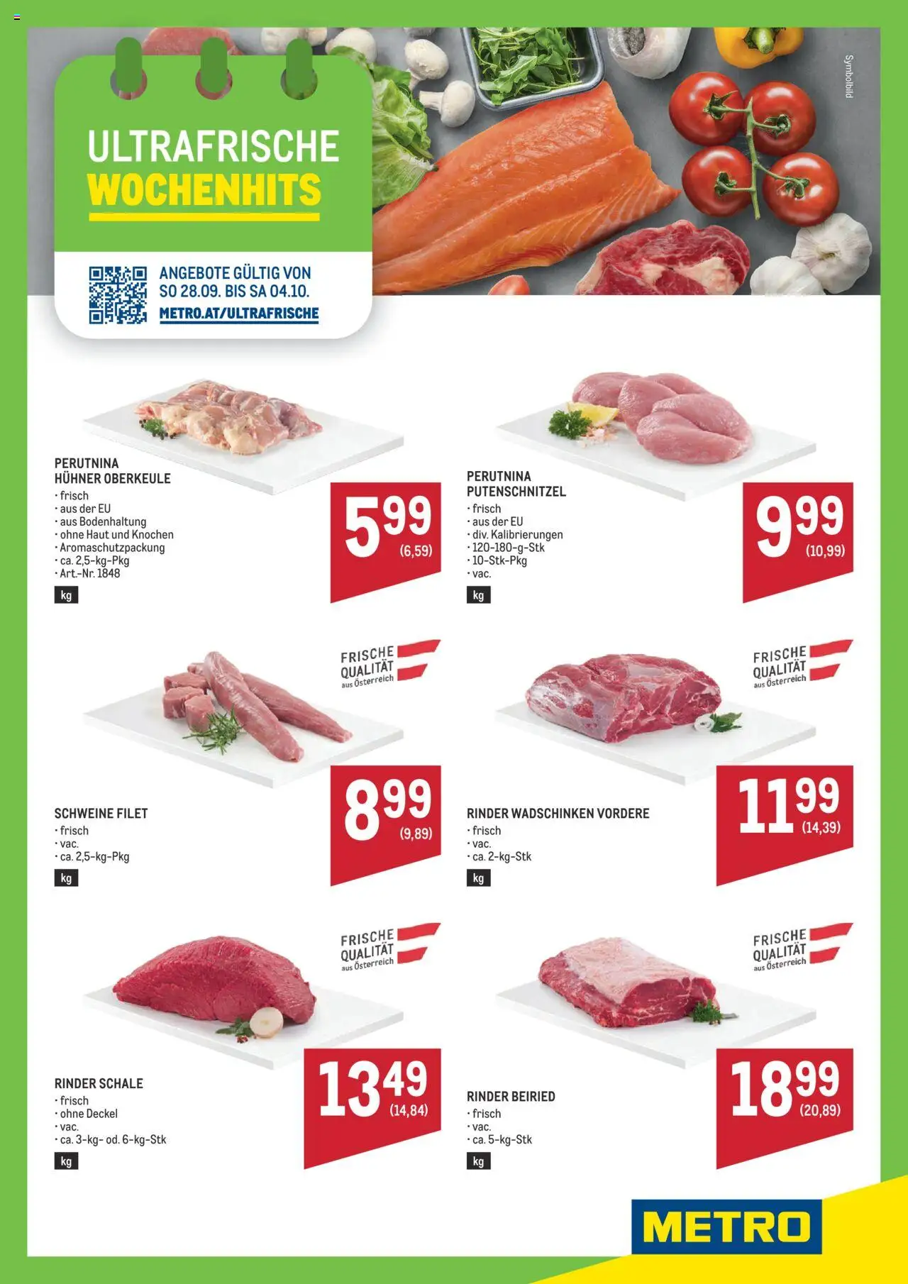  Metro Angebote Wochenhits ab (28.09.2025 - 04.10.2025) - Seite 1