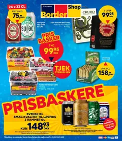 Eksempel på tilbudsavis Tilbudsavis fra butik Bordershop gyldig fra 13/08/2025