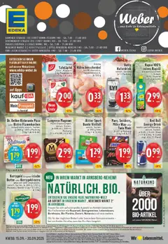 Vorschau von dem Prospekt des Geschäftes Edeka, gültig ab dem 14.09.2025