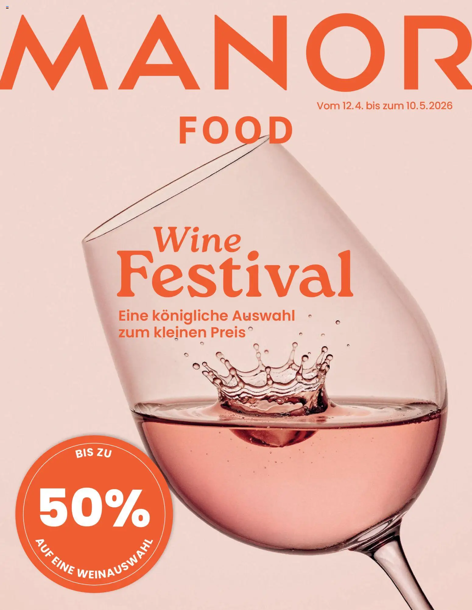 Vorschau des Merkblatts Manor aktionen Wine vom Shop Manor gültig von 12.04.2026 bis 10.05.2026