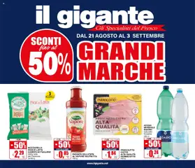 Anteprima dell'opuscolo Attuale volantino dal negozio Il Gigante valido da 21/08/2025