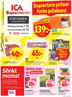 Förhandsgranska reklamblad Landskrona från butik ICA Supermarket gäller från 30/03/2026