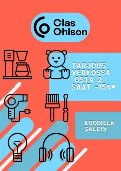 Kaupan Clas Ohlson Tarjoukset esikatselu, voimassa 26/12/2025